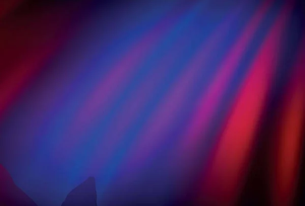 Bleu Foncé Rouge Vecteur Flou Brillance Texture Abstraite Illustration Créative — Image vectorielle
