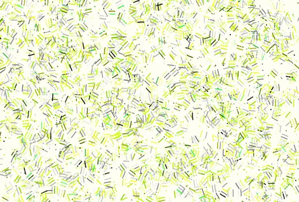 Modèle Vectoriel Vert Clair Avec Bâtons Répétés Points Illustration Abstraite — Image vectorielle