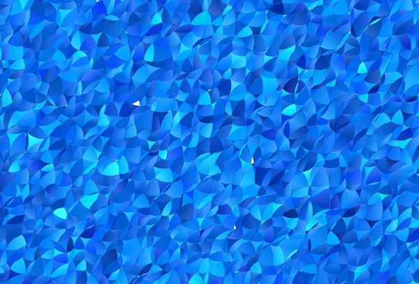 Ljus Blå Vector Polygonal Abstrakt Mönster Triangulära Geometriska Prov Med — Stock vektor