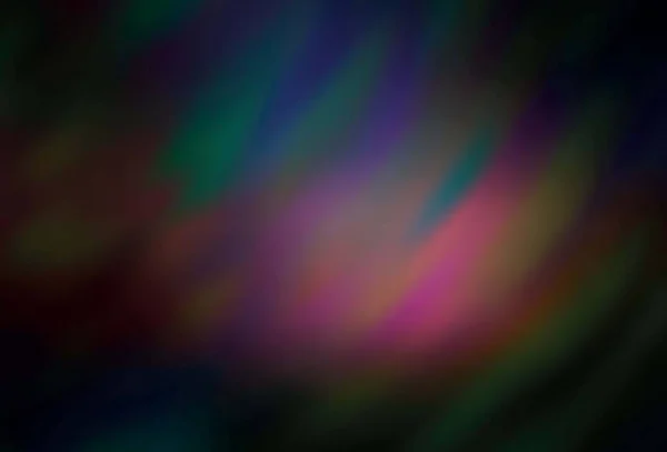 Donkere Multicolor Vector Wazig Glans Abstracte Template Een Elegante Heldere — Stockvector
