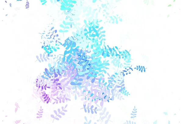 Світловий Багатокольоровий Вектор Натурального Фону Листям Розмитий Декоративний Дизайн Індійському — стоковий вектор