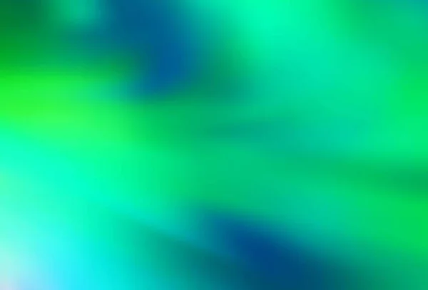 Светло Зеленый Вектор Размыл Блеск Искушение Абстрактная Красочная Иллюстрация Градиентом — стоковый вектор