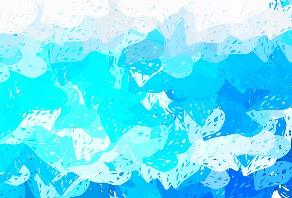 Texture Vectorielle Bleu Clair Avec Beaux Cœurs Design Décoratif Avec — Image vectorielle