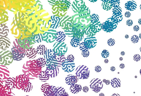 Memphis şekilli Light Multicolor vektör arkaplanı. Soyut gradyan şekilli basit renkli çizimler. Bir cep telefonu için arka plan.