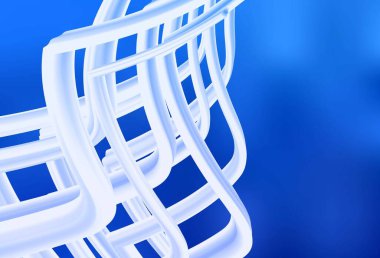 Hafif BLUE vektör modern zarif düzen. Görüntü tarzında tamamen yeni bir renkli çizim. Tasarımının yeni yolu.