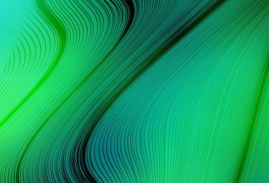 Açık yeşil vektör bulanık desen. Gradyan ile modern soyut çizim. Tasarımının yeni yolu.