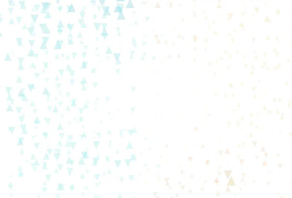 Ανοιχτό Μπλε Κίτρινο Διανυσματική Υφή Τριγωνικό Στυλ Κύκλους Εικονογράφηση Σύνολο — Διανυσματικό Αρχείο