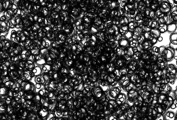 Fondo Vectorial Blanco Negro Con Manchas Ilustración Abstracta Con Burbujas — Vector de stock