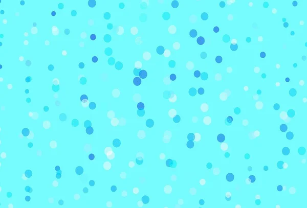 Lichtblauw Vector Patroon Met Kerst Sneeuwvlokken Glitter Abstracte Illustratie Met — Stockvector