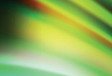 Açık yeşil, sarı vektör soyut düzeni. Soyut ve gradyan renkte renkli çizimler. İş tasarımınız için yeni biçim.