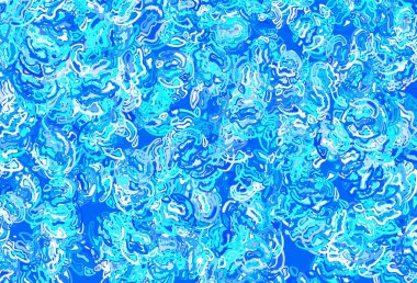 Soyut şekilli hafif BLUE vektör arkaplanı. Rastgele şekillerle soyut tarzda dekoratif tasarım. Duvar kağıtları için zarif tasarım.