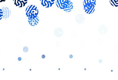 Çemberli hafif gri vektör şablonu. Soyut arka planda bulanık kabarcıklar ve renkli gradyan. Güzel web siteleri için desen.