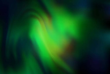 Koyu yeşil vektör soyut parlak şablonu bulanıklaştırdı. Parlak renkli bir illüstrasyon. Tasarımının yeni yolu.