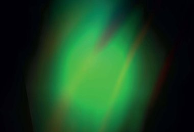 Koyu yeşil, kırmızı vektör renkli bulanık arkaplan. Soyut renkli gradyan çizimi. Bir cep telefonu için arka plan.