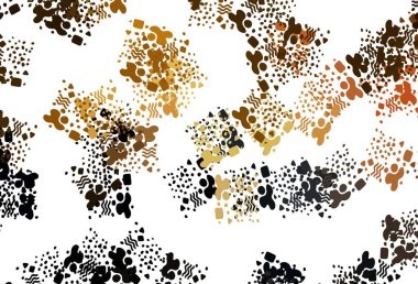 Soyut biçimlerde Light Orange vektör dokusu. Soyut gradyan şekilli basit renkli çizimler. Kartvizitiniz için modern tasarım.