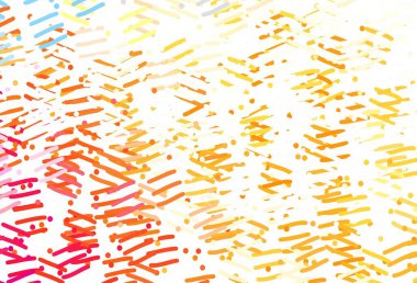 Parlak çizgili açık turuncu vektör arkaplanı. Bulanık dekoratif tasarım basit bir şekilde çizgilerle. Reklam, kitapçıklar, broşürler için desen.