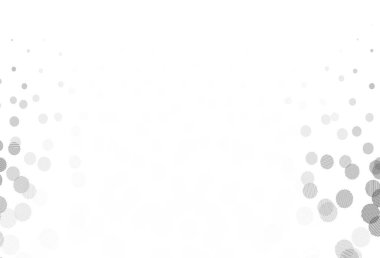 Küreli hafif gri vektör deseni. Doğa tarzında bulanık halkaları olan güzel renkli çizimler. Duvar kağıtlarının dokusu için desen.