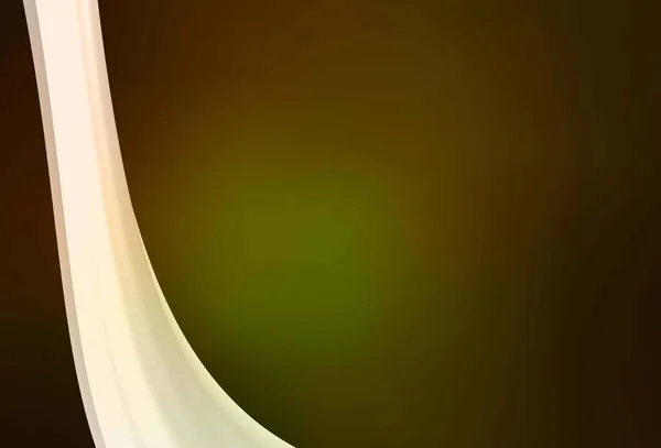 Vert Foncé Vecteur Jaune Flou Motif Lumineux Illustration Colorée Brillante — Image vectorielle