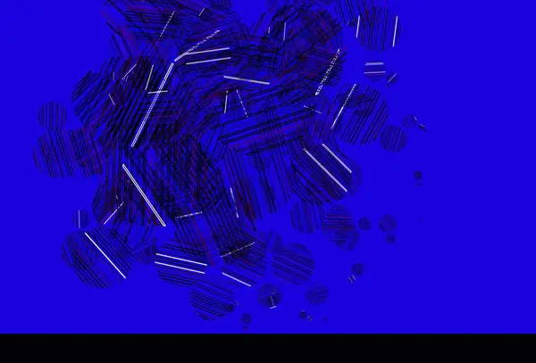 Modèle Vectoriel Bleu Clair Rouge Avec Des Cercles Design Décoratif — Image vectorielle