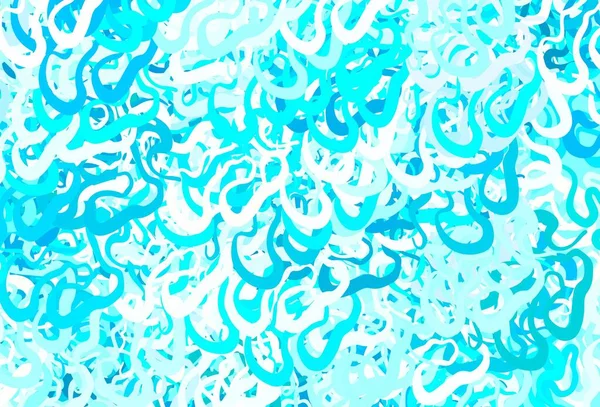 Modèle Vectoriel Bleu Clair Vert Avec Lignes Courbes Échantillon Aux — Image vectorielle
