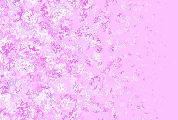 Светло Фиолетовый Розовый Вектор Изогнутыми Линиями Геометрическая Иллюстрация Абстрактном Стиле — стоковый вектор