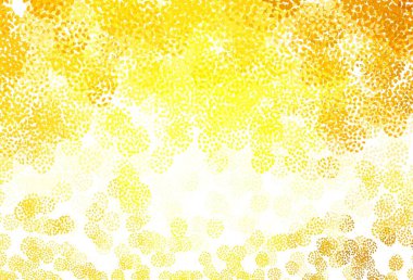 Kaotik şekilli açık sarı vektör şablonu. Soyut tarzda rengarenk gradyan şekilleri olan bir resim. İşiniz için en iyi akıllı tasarım.