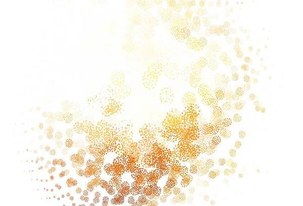 Hellorangefarbenes Vektormuster Mit Zufälligen Formen Einfache Farbenfrohe Illustration Mit Abstrakten — Stockvektor