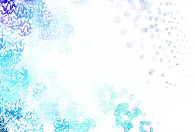 Wry çizgileri olan hafif Mavili vektör arkaplanı. Eğilimli zarif, parlak bir çizim. İşiniz için yepyeni bir tasarım..