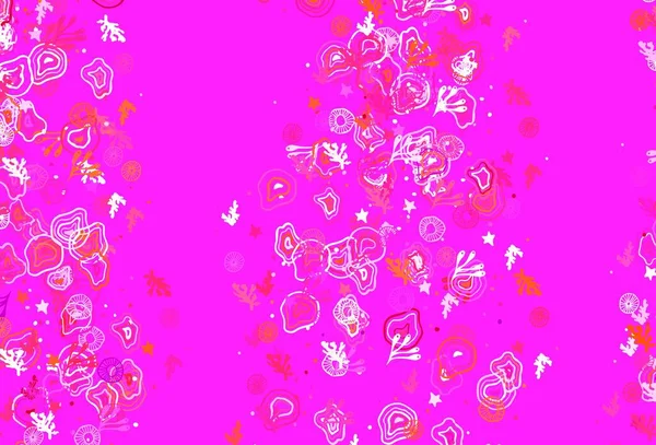 Rose Clair Texture Vectorielle Rouge Aux Formes Abstraites Illustration Abstraite — Image vectorielle