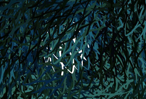 Light Green vector background with curved lines. A circumflex abstract illustration with gradient. A new texture for your  ad, booklets, leaflets.