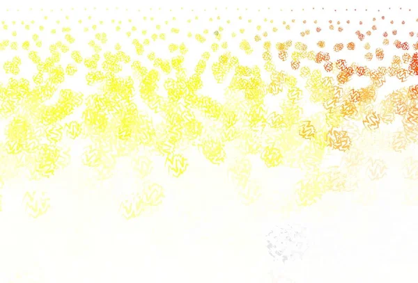 Verde Claro Patrón Vectorial Amarillo Con Líneas Ilustración Abstracta Colorida — Vector de stock