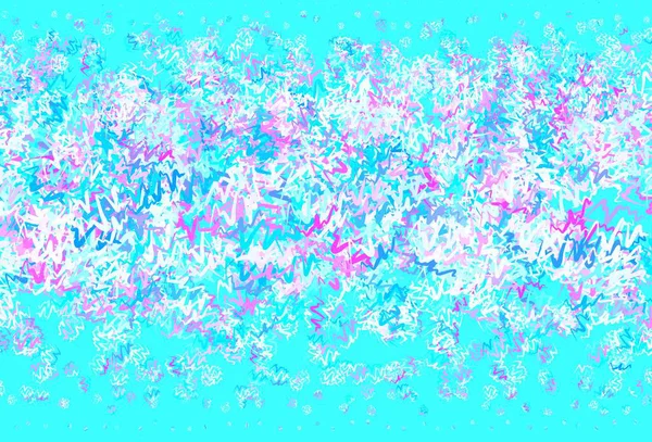 Modèle Vectoriel Rose Clair Bleu Avec Lignes Échantillon Géométrique Coloré — Image vectorielle