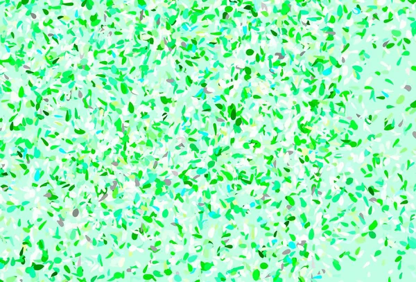 Světle Zelený Vektorový Vzor Listy Kreativní Ilustrace Rozmazaném Stylu Listy — Stockový vektor