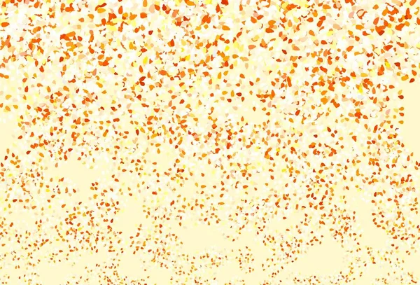 Texture Vectorielle Orange Clair Aux Formes Abstraites Illustration Abstraite Moderne — Image vectorielle