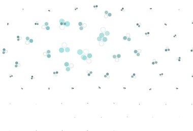 Disklerle açık yeşil vektör dokusu. Doğa tarzında renkli baloncuklu soyut illüstrasyon. Marka kitabınız için yeni şablon.