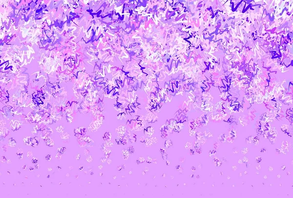 Светло Фиолетовый Розовый Вектор Искушают Линиями Геометрическая Иллюстрация Абстрактном Стиле — стоковый вектор