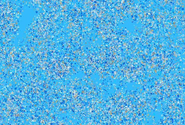 Синий Желтый Векторный Отскок Мемфисом Простая Красочная Иллюстрация Абстрактными Градиентными — стоковый вектор