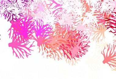 Açık mavi, sarı vektör doğal dallı sanat eseri. Yaprakları ve dalları olan modern soyut illüstrasyon. Duvar kağıdı tasarımınız için yeni bir doku.