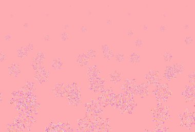 Açık pembe, sarı vektör soyut arkaplan çiçekli. Beyaz arka planda çiçeklerin dekoratif tasarımı. İşiniz için en iyi tasarım..