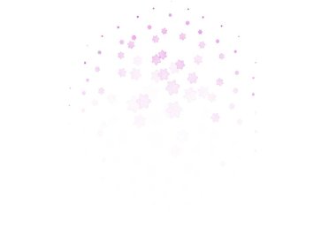 Açık Mor vektör, çiçekli soyut arkaplan. Çiçeklerle süslenmiş soyut çizimler. Cep telefonlarının geçmişleri için şablon.