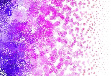 Açık Mor, eğri çizgileri olan pembe vektör arkaplan. Basit bir şekilde parlak renkli bir illüstrasyon. Markan için yeni kompozisyon.