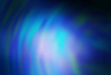 Koyu mavi vektör parlak şablonu bulanıklaştırdı. Soyut ve gradyan renkte renkli çizimler. İşiniz için yeni tasarım.