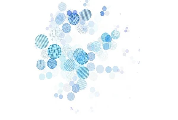 Világos Kék Vektor Sablon Körökkel Modern Absztrakt Illusztráció Színes Vízcseppekkel — Stock Vector