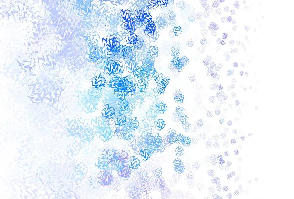 Fond Vectoriel Bleu Clair Avec Lignes Courbées Illustration Créative Demi — Image vectorielle
