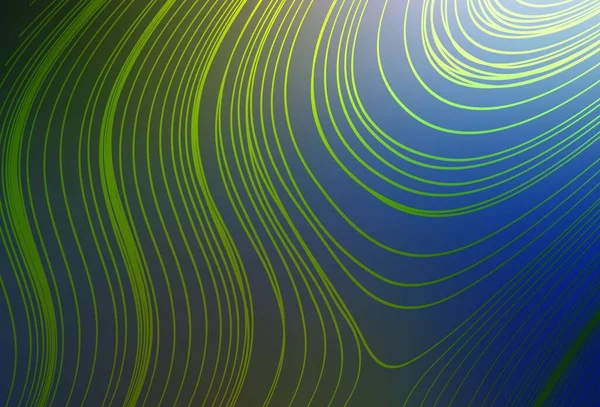 Σκούρο Μπλε Πράσινο Διάνυσμα Πολύχρωμο Φόντο Θαμπάδα Δημιουργική Απεικόνιση Στυλ — Διανυσματικό Αρχείο