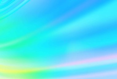 Açık mavi, yeşil vektör bulanık ve renkli desen. Parlak renkli bir illüstrasyon. Marka kitabı için zarif bir arkaplan.