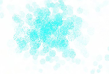 Açık mavi, soyut şekilli yeşil vektör arkaplan. Modern tarzda değişen renkli kaotik formlar. Web siteniz için basit tasarım.