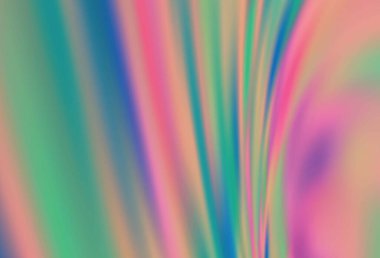 Açık mavi, kırmızı vektör soyut parlak arkaplanı bulanıklaştırdı. Gradyan ile modern soyut çizim. İş tasarımınız için yeni biçim.