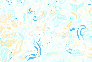 Açık mavi, rastgele şekilli kırmızı vektör deseni. Renkli rastgele şekillerle modern soyut illüstrasyon. Web siteniz için basit tasarım.