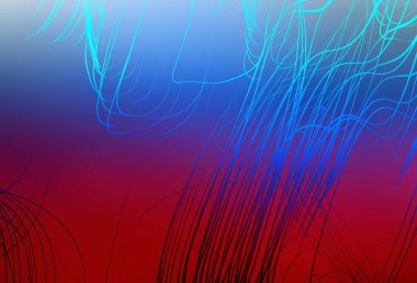 Açık mavi, kırmızı vektör bulanık ve renkli desen. Gradyan ile modern soyut çizim. Bir cep telefonu için arka plan.